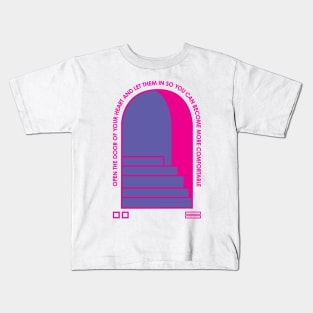 Open The Door In Your Heart Kids T-Shirt